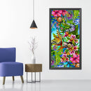 5D Diamond Painting DIY Flower butterfly in the forest Full Round Drill Wa
