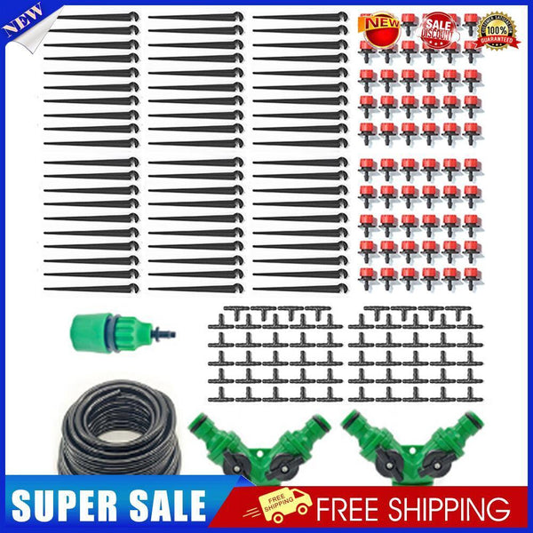 50M Self Automatic Garden Water Drip Irrigation System Kit (no Timer)