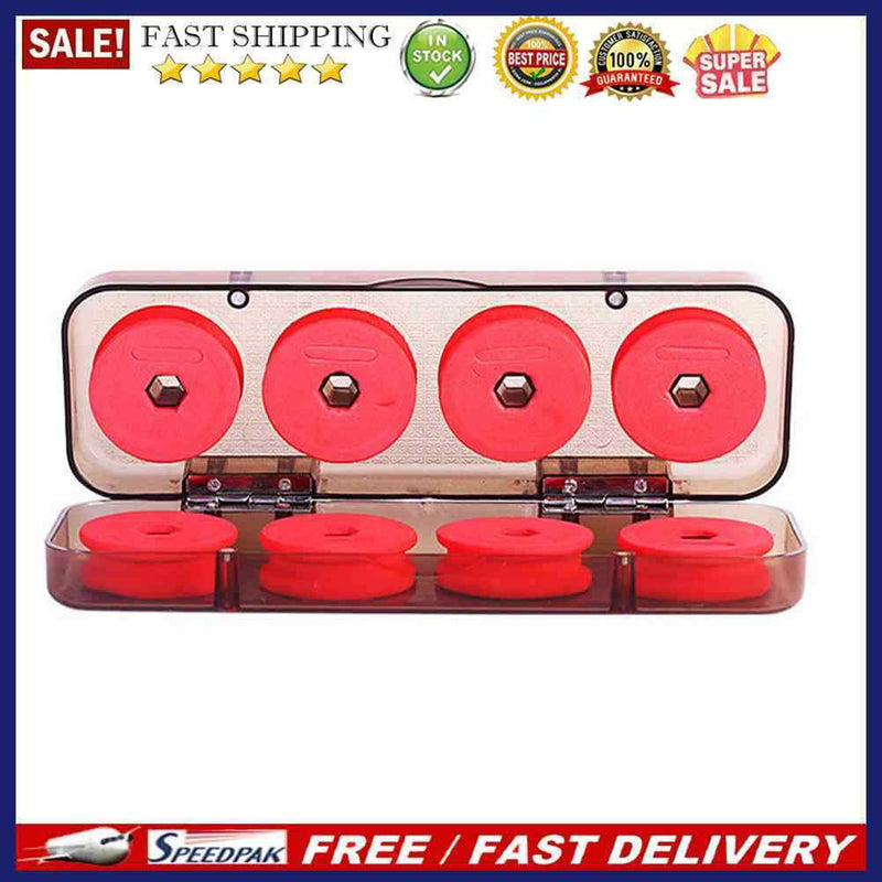 8pcs Winding Board Fishing Line Wire Shaft Bobbin Spools Tackle Box Accesso