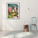 Diamond Painting 5D Full Round Drill Mosaic DIY Countryside Scenery Ornament Kit