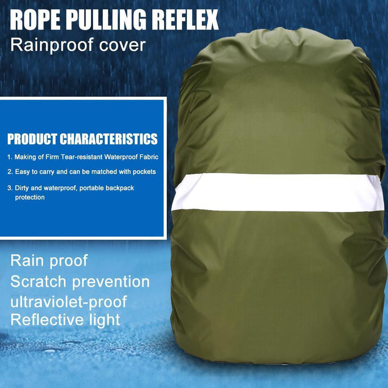 Adjustable Waterproof Dustproof Backpack Bag Rain Cover Ultralight Outdoors