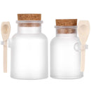 Refillable Storage Container Frosted Seal Jar Bath Salt Bottle Cork Stopper