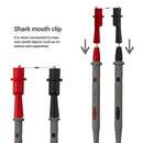 2pcs Universal Digital Multimeter Lead Probe Test Pen+2pcs Crocodile Clips