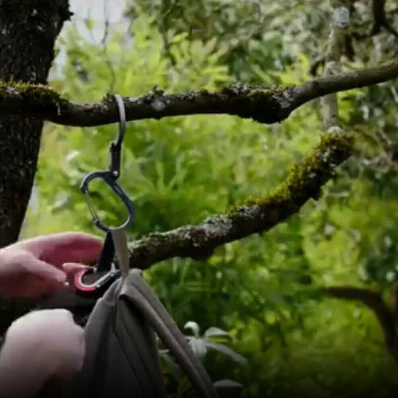 Lightweight D-Shaped Camping Carabiner Aluminum Alloy Lock Hook Ring Sc