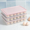 Refrigerator Egg Storage Box Fresh Keeping Egg Tray Holder Organizer for Kitchen