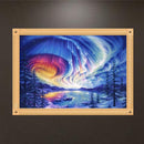 Aurora 5D Diamond Painting Embroidery Cross Crafts Stitch Kit Home Decor