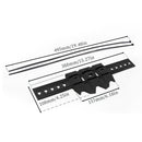 Universal Silicone Motorcycle Silencer Round Oval Exhaust Protector (Black)