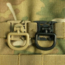 Rotatable D-ring Clips Buckle Molle Backpacks Carabiner Outdoor EDC Tool Newly