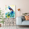 Peacock Oil Paint By Numbers Set Canvas Drawing DIY Coloring Picture Kits