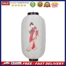 Chinse Ancient Chinese Women Spray Painting Cloth Lantern Pendant Indoor Deco