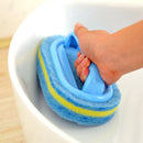 Bathroom Wall Washing Cleaning Brush Bathtub Cleaner Plastic Handheld Sponge