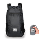 20L Large Waterproof Folding Climbing Backpack Bags Travel Rucksack (Black)