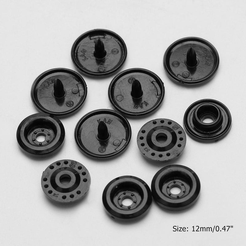 Akaddy 50pcs T5 Push Button Buttons Lock DIY Baby Clothing Push Button (Sc