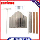 21-Key Kalimba Mbira DIY Part Set Shrapnel Tuning Hammer Musical Accessories Kit
