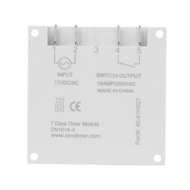 5X CN101A Digital Timer 7 Day Programmable Time Switch Controller Relay 12V