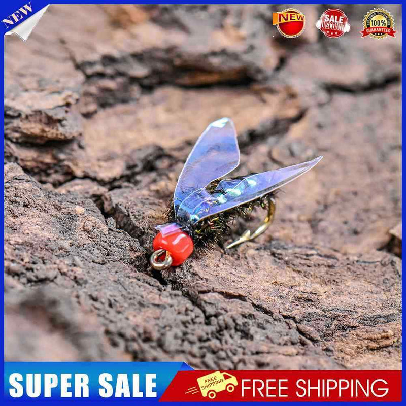 40pcs Bionic Insects Flies Fishing Lures Fly Hook Bait Fishing Accessories