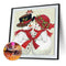 Handmade Partial Drill Snowman Couple 5D Special Shaped DIY Diamond Painting Kit