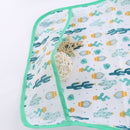 Cute Baby Feeding Bibs Kids Waterproof Long Sleeve Feeding Apron Fit 0-6 Ye