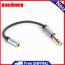 3.5mm 1/8inch Stereo Female Jack to 1/4 6.35mm Male Plug Amplifier Mic Cable