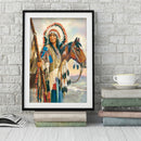 5D Diamond Painting Full Round Drill indians Picture of Rhinestone