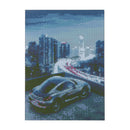 Full Drill Scenery Sport Car 5D Diamond DIY Painting Craft Kit Home Decor