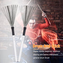 #A Metal Wire Drum Brush Sticks Wood Drum Musical Percussion Brushes for Beginne