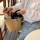 Fashion Daily Totes Casual Summer Beach Straw Bag Handmade Handbag Tote Bag