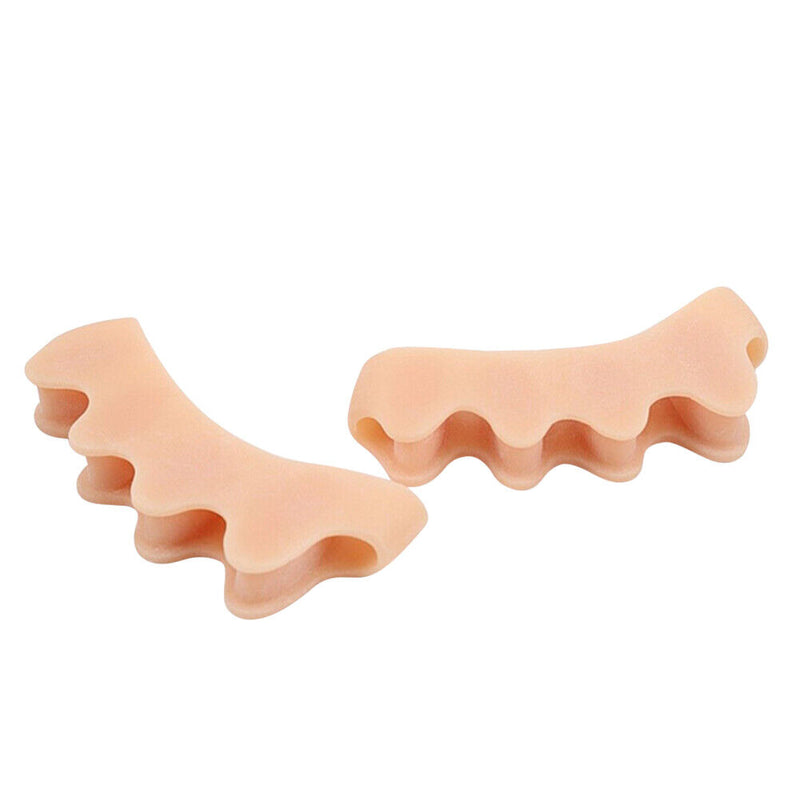 2pcs Toe Separator Corrector Hallux Valgus Straightener Treatment Foot Care