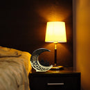 Wooden Hollow ?Moon Mosque Lights Ramadan Festival Desktop Ornament Decorat