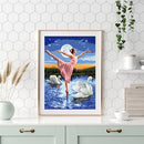Dancers On Swan Lake 40x50cm Oil Paint By Numbers DIY Painting SXD202106041