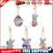 Rabbit Diamond Painting Keychain DIY Crystal Drill Key Ring Pendant (YS022)