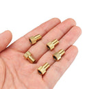 Brass 5PCS Pump Connector Bike Valve Converter Presta to Schrader Adapter