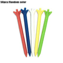 50X Golf Tees Professional Zero Friction 5 Prong 70mm Golf Plastic I0D9