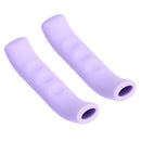 2pcs Brake Handle Lever Covers Scooter Antiskid Handle Protector (Purple) Newly