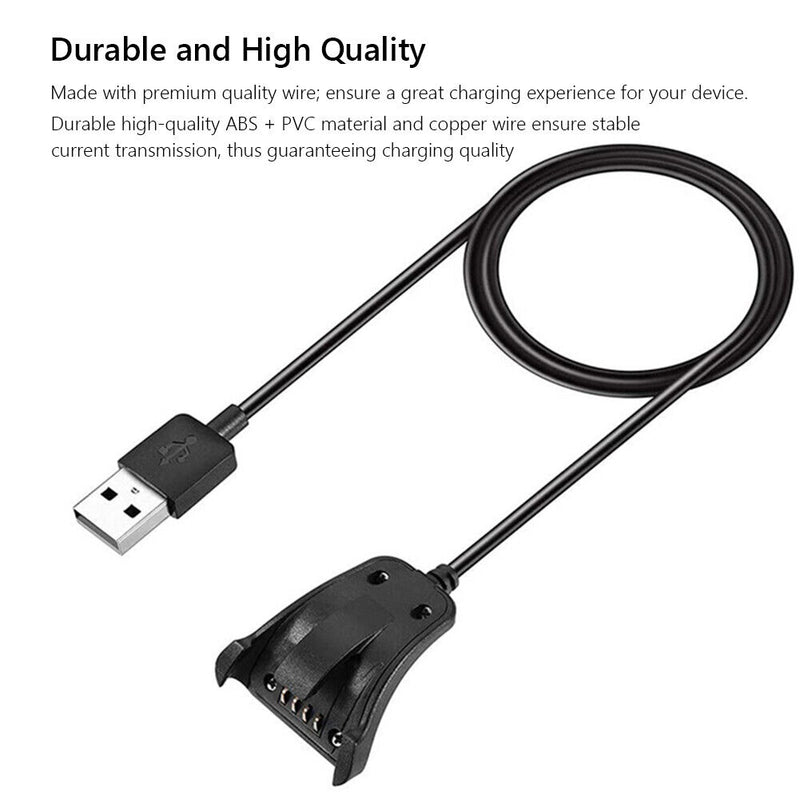 100cm USB Charging Cable Watch Charger Cord for TomTom Spark Runner2/3/Spar