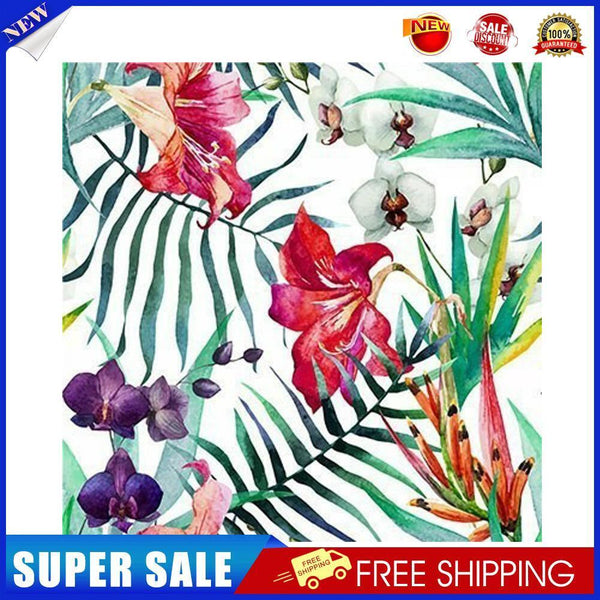 5D Diamond Painting Flower Leaf Full Round Drill Rhinestone DIY Art (A1897)