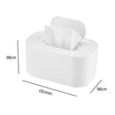 USB Baby Wet Wipes Heater Home Car Tissue Paper Warmer Warming Box (White) Newly