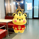 Couple Ornaments Gift Car Keyfob Tiger Keychain Bag Charm Keyring Bag Pendant