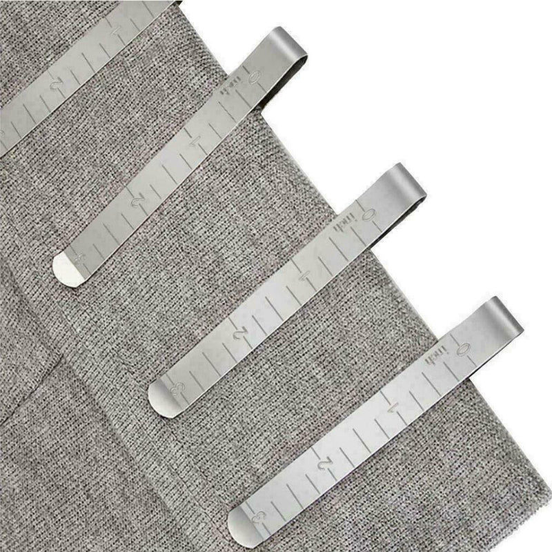 Sewing Clips Steel Hemming Clips Measurement Ruler X9M1 Quilting Tool F7Q8