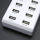 10 Port USB Home Travel Wall AC Charger Fast Charge Power Strip Adapter Newly