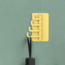 Adhesive Wall Hook Ornament for Coat Strong Load Bearing Bag Towel Storage Ra