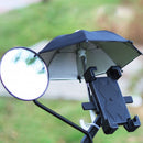 Portable Mini Parasol Bike Mobile Phone Holder Sun Shield Riding Accessories