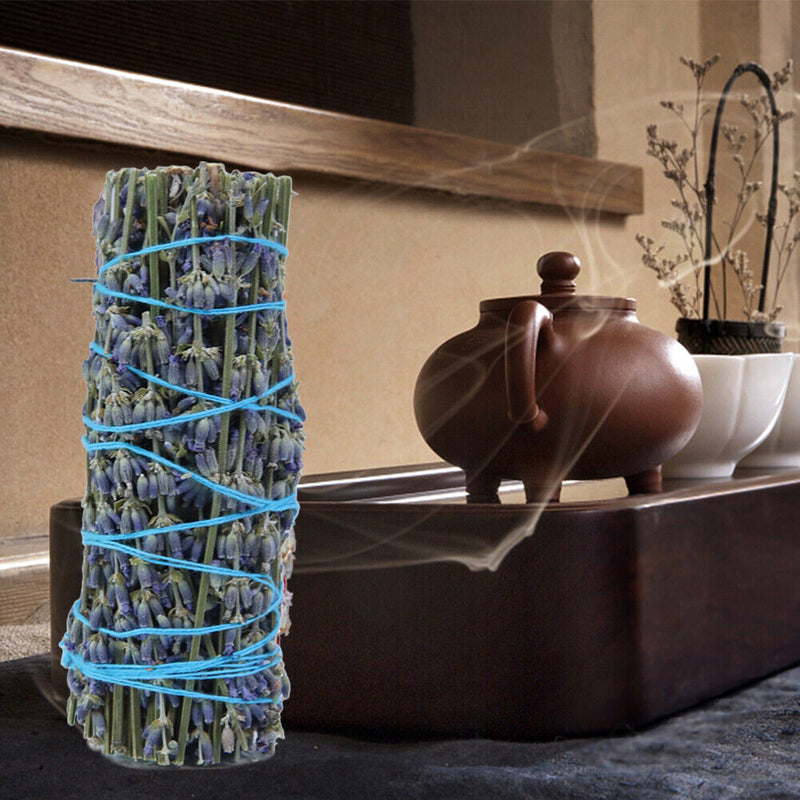 Incense White Sage Bundle Smudge Sticks Pure Leaf Lavender Aromatherapy Newly