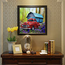 DIY Diamond Painting Kits Full Square Drill Forest Red Car Home Decoration Gifts