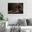 DIY Digital Painting By Numbers Rose Fruit Frameless Canvas Picture Wall Art