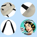 Cartoon nurse Printed Shoulder Shopping Bag Casual Large Tote Handbag