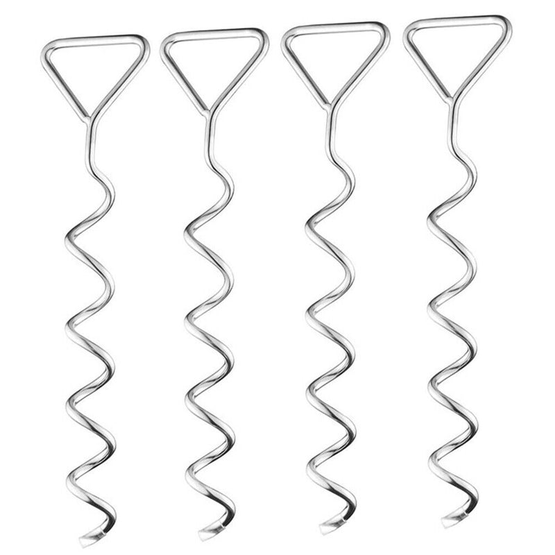 4pcs/set Outdoor Camping Tent Rings Trampoline Floor Nails Holder Accessories