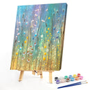 Oil Paint By Numbers Long Stemmed Flowers Hand Painted Drawing DIY Set No Frame