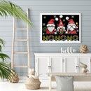 5D DIY Full Round Drill Diamond Painting Santa Claus Home Decoration Art Craft