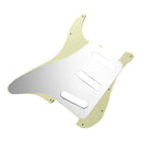 3Ply SSS 11 Holes Strat Electric Guitar Pickguard for FD (Dark Green)